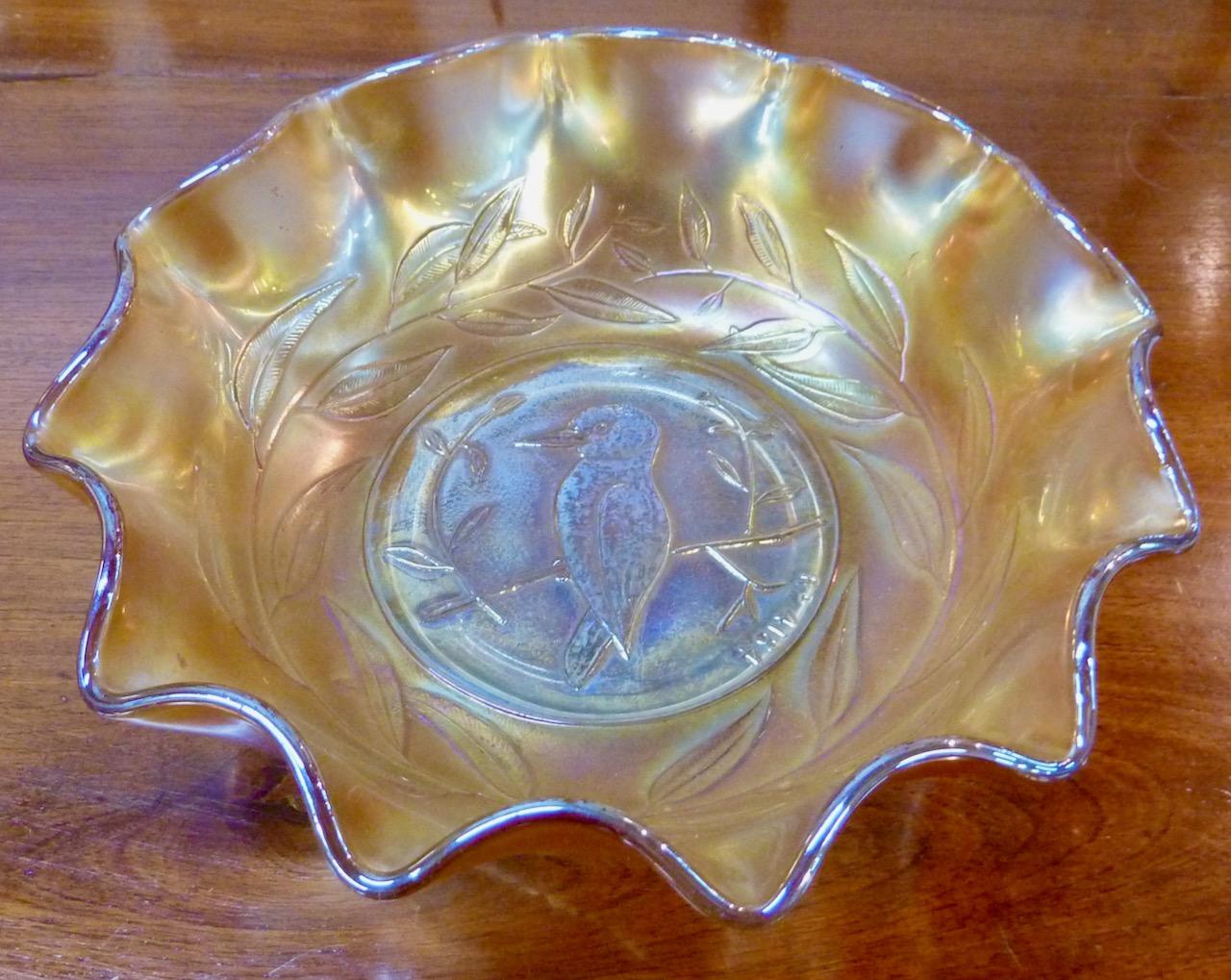 Carnival Glass Bowl