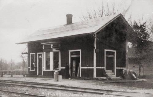 Big Four Railroad Station in Acton