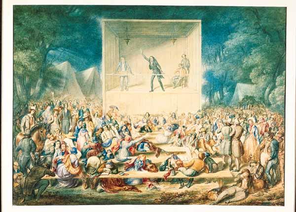 Camp Meeting Painting