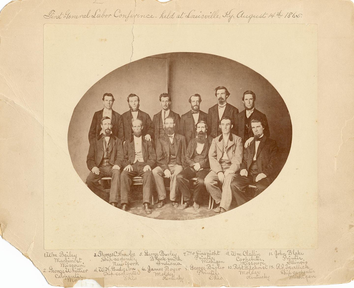 First General Labor Conference, 1865